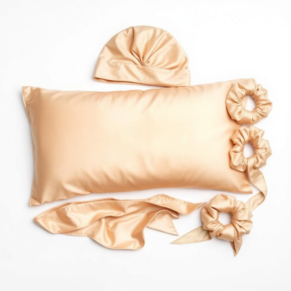 SilkSleep Bundle — Pillowcase, Bonnet & Scrunchie Set | Aurasavoir Beauty